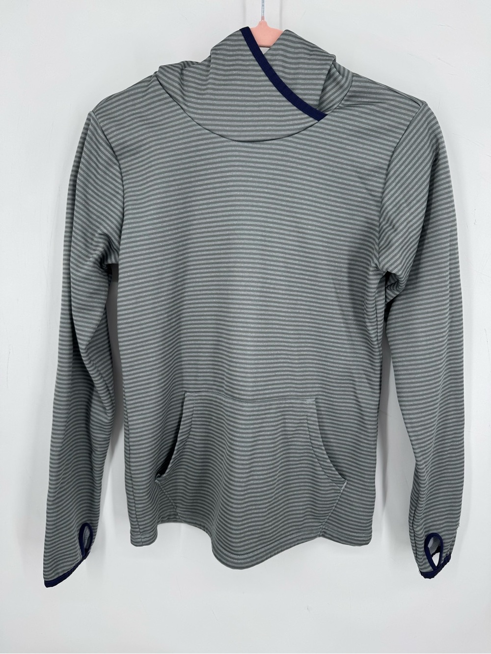 Columbia Women's Striped Fleece Lined Hoodie Athleisure Layer Gorpcore Size XS